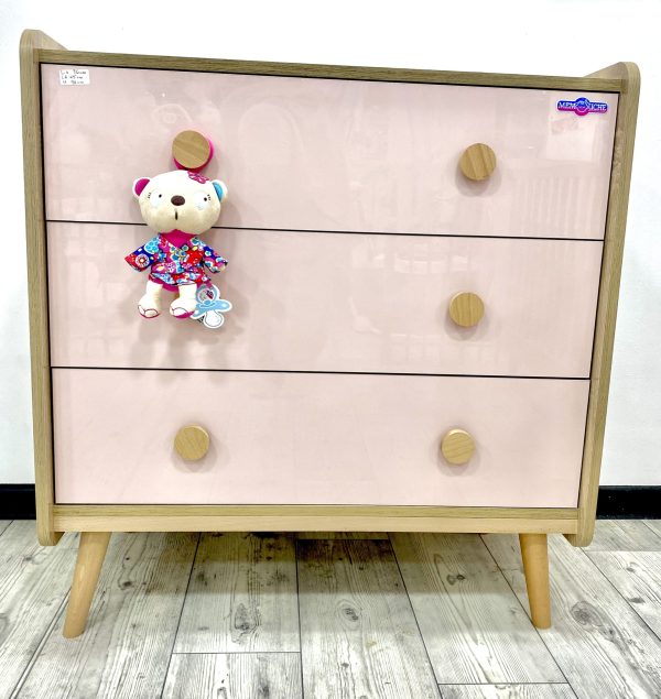 Chambre complète Rose en bois pour fille – Image 3