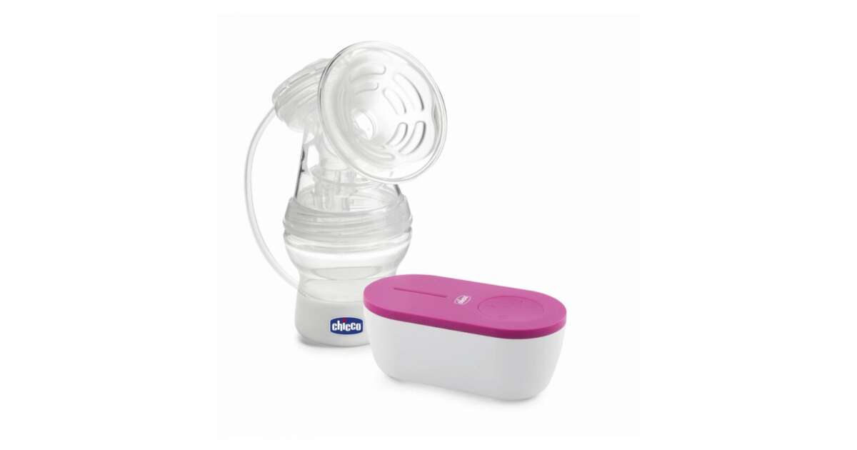 CHICCO Tire-lait maternel électrique portable Voyage Rose USB